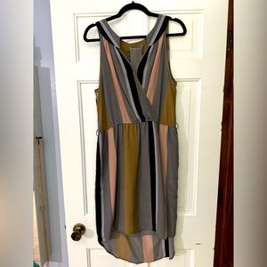 Blossom & honey silk high-low dress